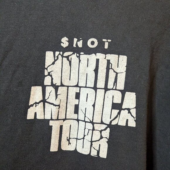 $not Snot North America Tour Black Pullover Hoodie size Medium - Picture 2 of 5